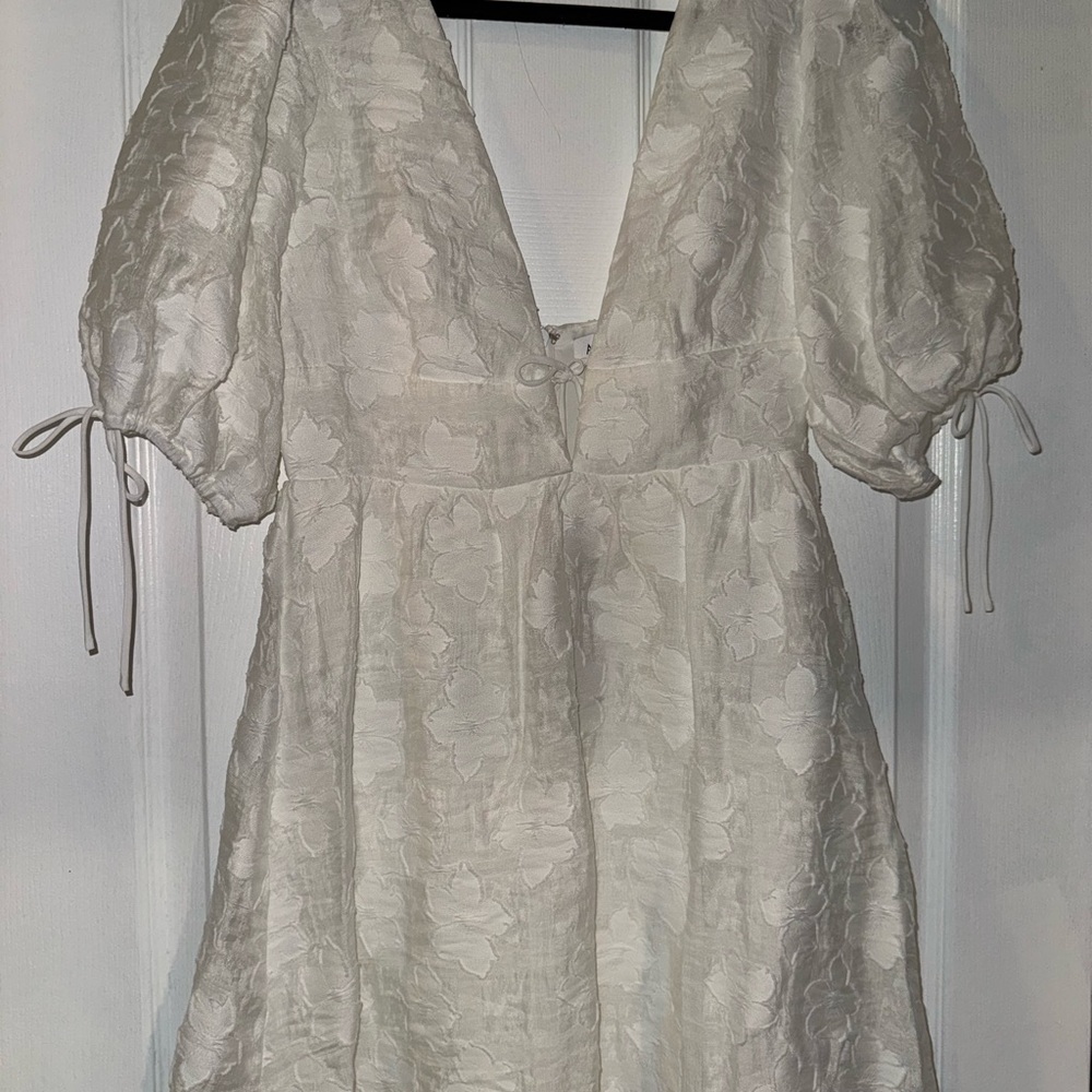 White Floral Womens lace Dress